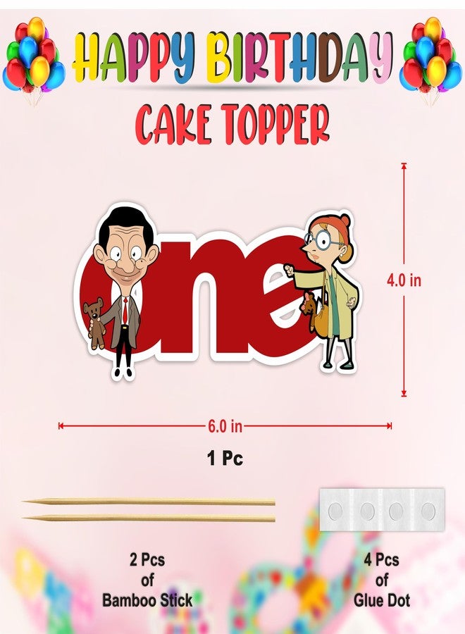 Seyal® Birthday Party Decoration - Mr.Bean One Cake Topper - Image 2